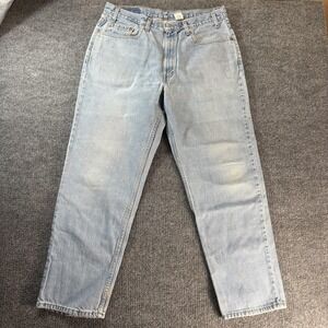 Levis 550 Jeans Mens 38x29 Blue Light Wash Relaxed Tapered Denim Pants